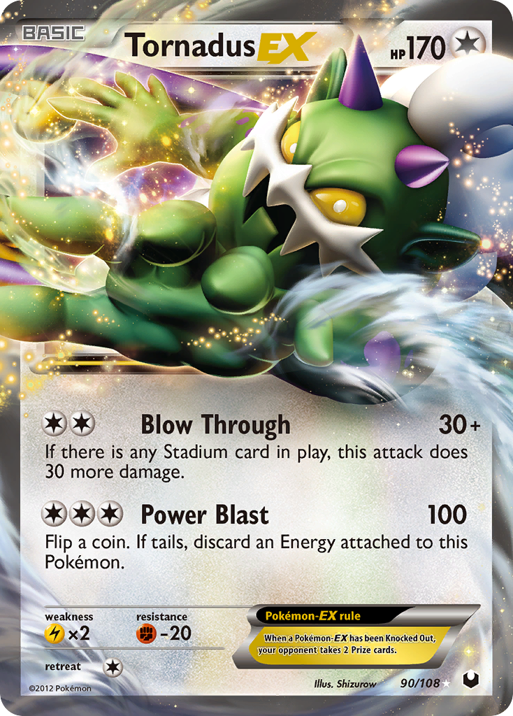 Tornadus EX (90/108) [Black & White: Dark Explorers] | The Time Vault CA