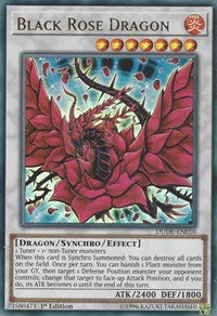 Black Rose Dragon [DUDE-EN010] Ultra Rare | The Time Vault CA