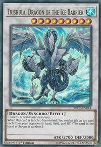 Trishula, Dragon of the Ice Barrier [DUDE-EN014] Ultra Rare | The Time Vault CA