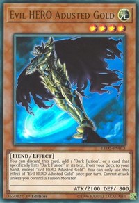 Evil HERO Adusted Gold [LED5-EN013] Ultra Rare | The Time Vault CA