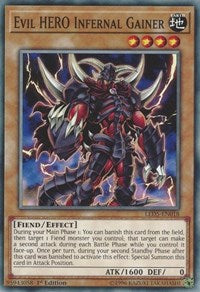 Evil HERO Infernal Gainer [LED5-EN018] Common | The Time Vault CA