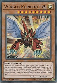 Winged Kuriboh LV9 [AC19-EN005] Super Rare | The Time Vault CA