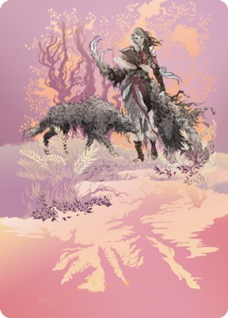 Arlinn, the Pack's Hope 2 Art Card [Innistrad: Midnight Hunt Art Series] | The Time Vault CA