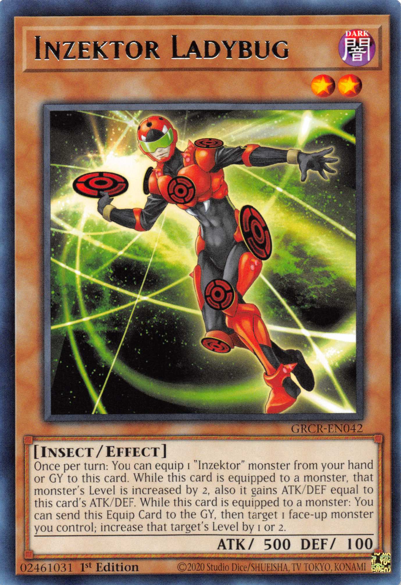 Inzektor Ladybug [GRCR-EN042] Rare | The Time Vault CA