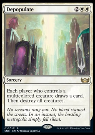 Depopulate (Promo Pack) [Streets of New Capenna Promos] | The Time Vault CA