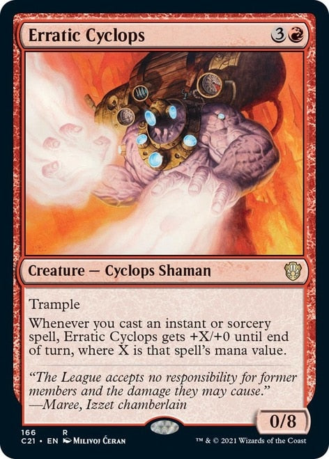 Erratic Cyclops [Commander 2021] | The Time Vault CA