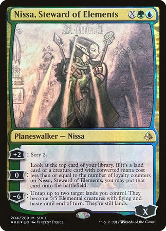 Nissa, Steward of Elements (SDCC 2017 EXCLUSIVE) [San Diego Comic-Con 2017] | The Time Vault CA