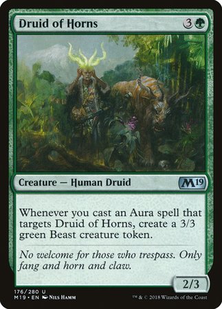 Druid of Horns [Core Set 2019] | The Time Vault CA