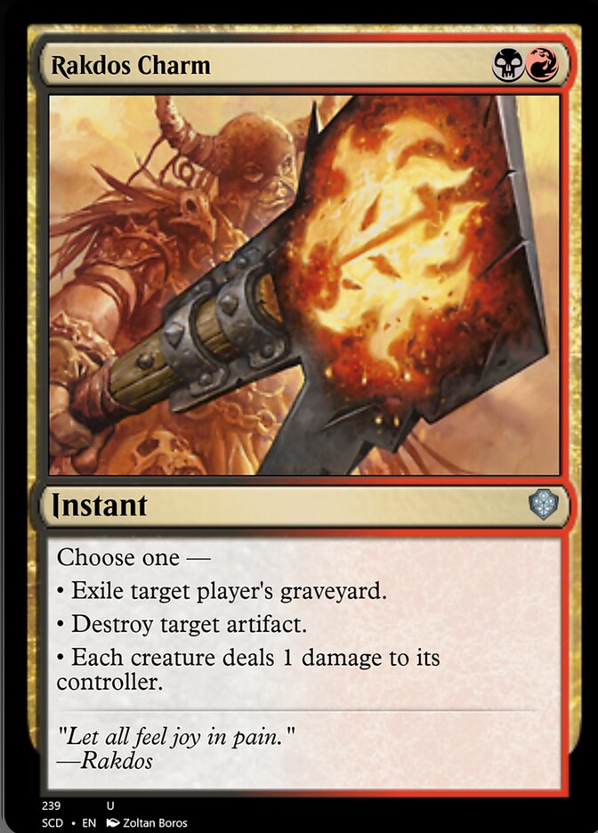 Rakdos Charm [Starter Commander Decks] | The Time Vault CA