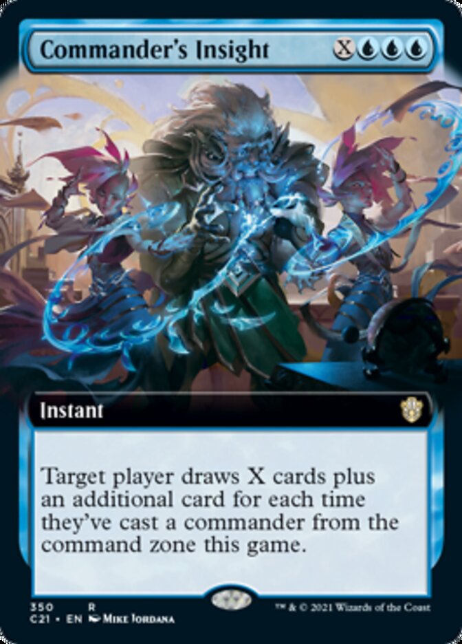 Commander's Insight (Extended) [Commander 2021] | The Time Vault CA