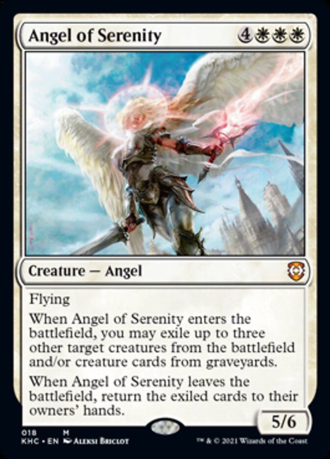 Angel of Serenity [Kaldheim Commander] | The Time Vault CA