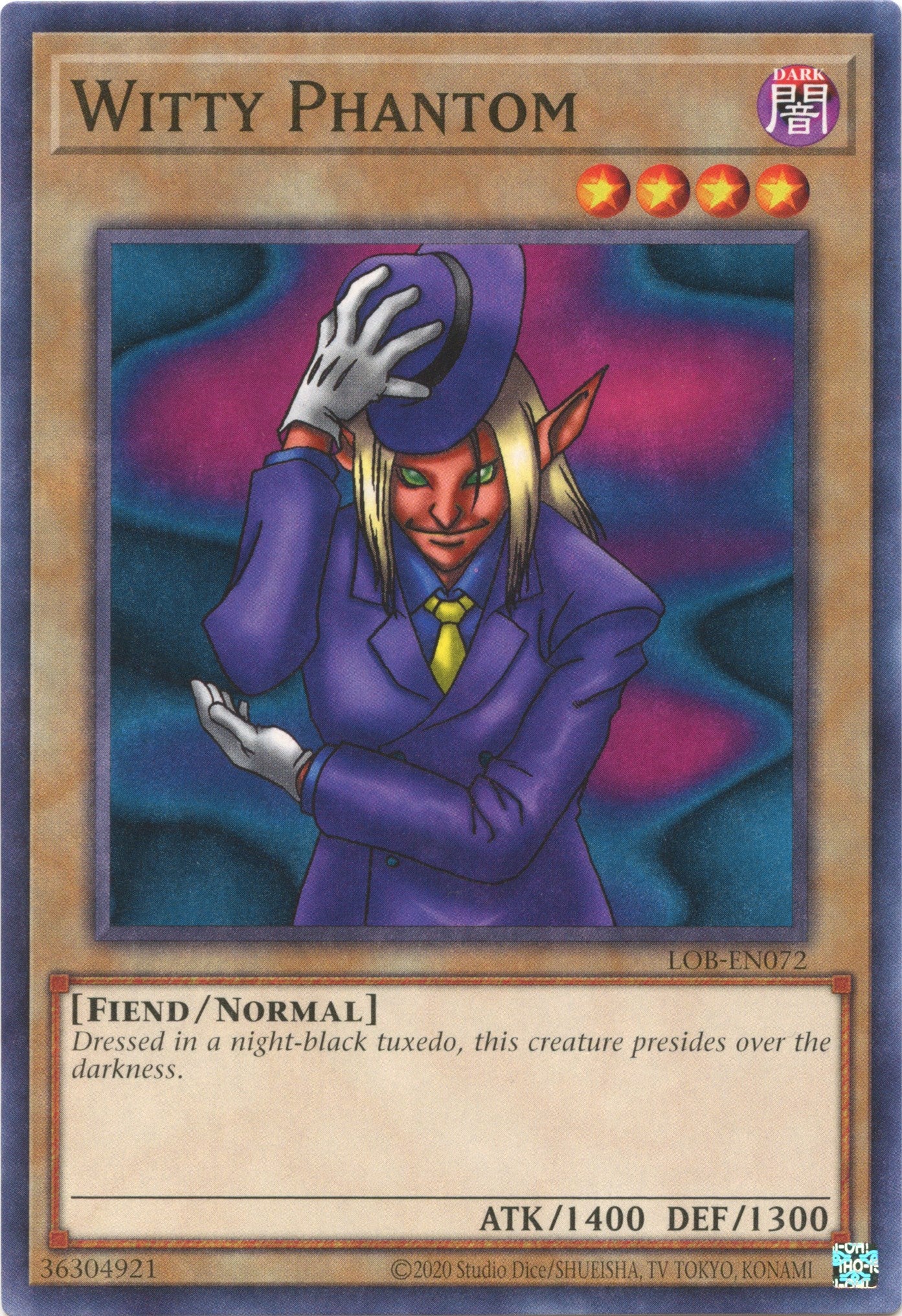 Witty Phantom (25th Anniversary) [LOB-EN072] Common | The Time Vault CA