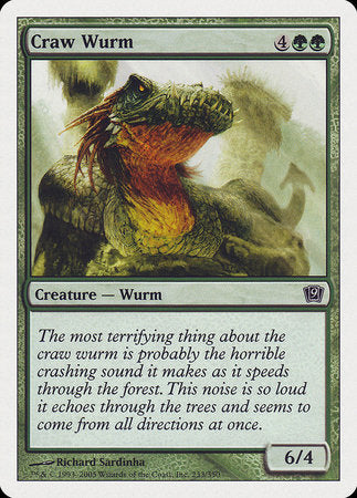 Craw Wurm [Ninth Edition] | The Time Vault CA