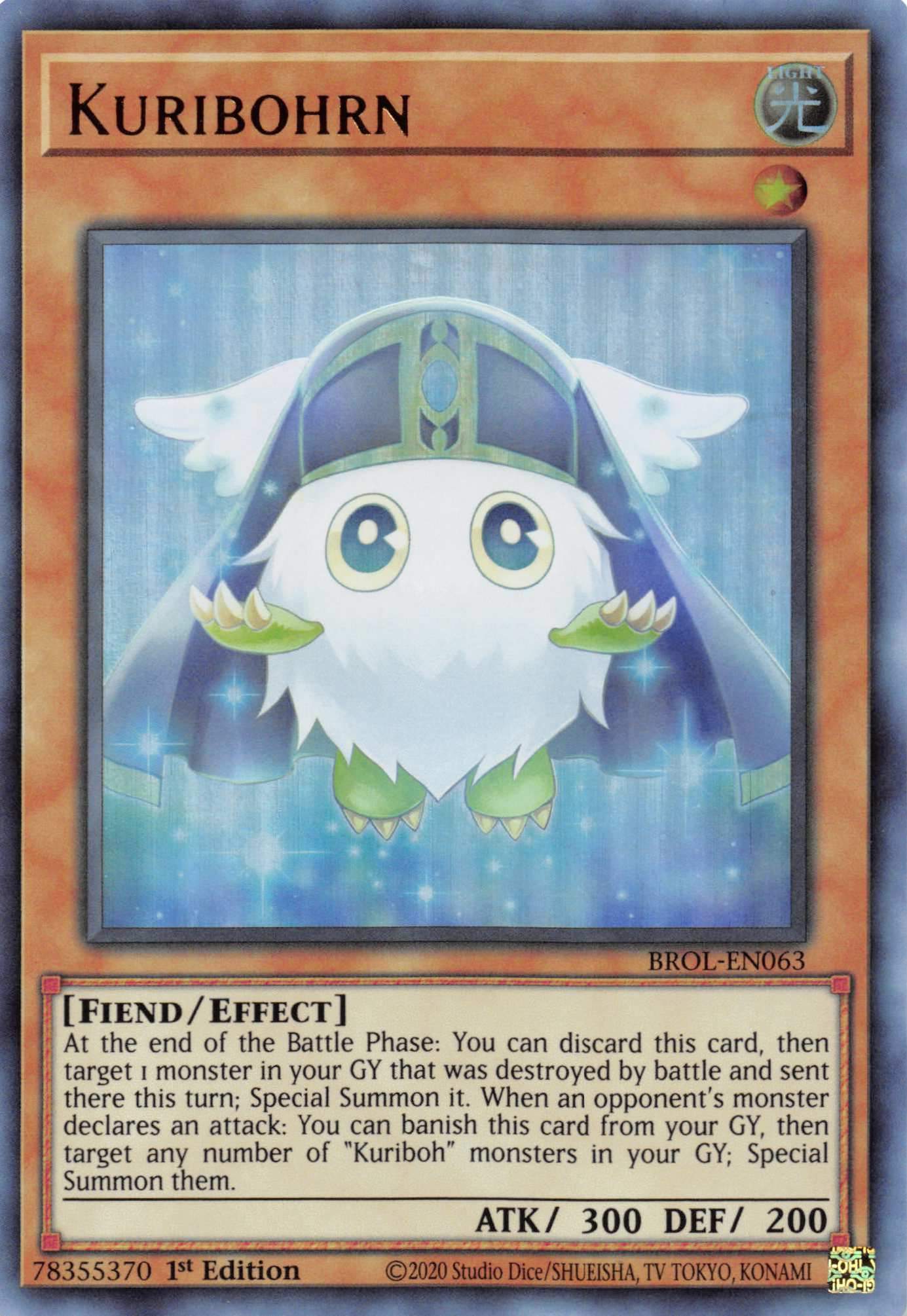 Kuribohrn [BROL-EN063] Ultra Rare | The Time Vault CA