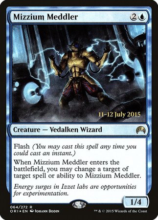 Mizzium Meddler [Magic Origins Promos] | The Time Vault CA