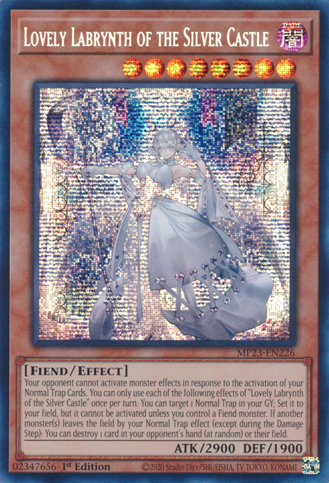 Lovely Labrynth of the Silver Castle [MP23-EN226] Prismatic Secret Rare | The Time Vault CA
