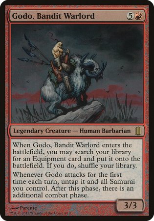 Godo, Bandit Warlord (Commander's Arsenal) [Commander's Arsenal Oversized] | The Time Vault CA