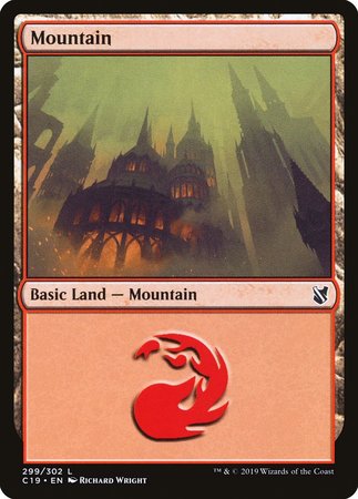 Mountain (299) [Commander 2019] | The Time Vault CA