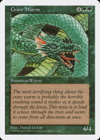 Craw Wurm [Fifth Edition] | The Time Vault CA