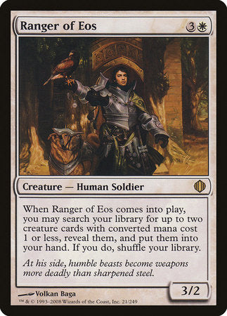 Ranger of Eos [Shards of Alara] | The Time Vault CA