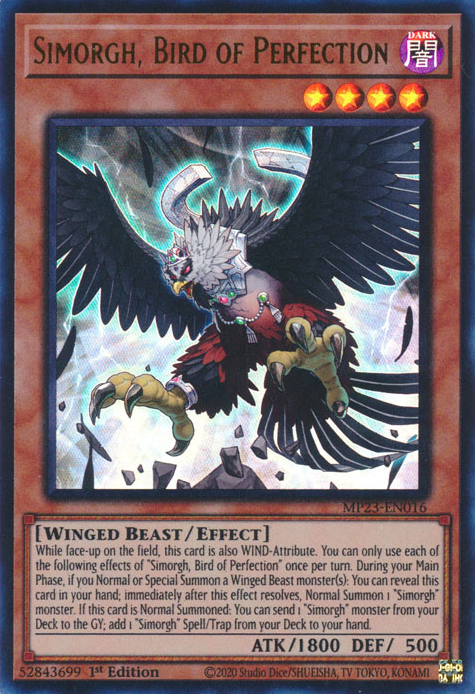 Simorgh, Bird of Perfection [MP23-EN016] Ultra Rare | The Time Vault CA