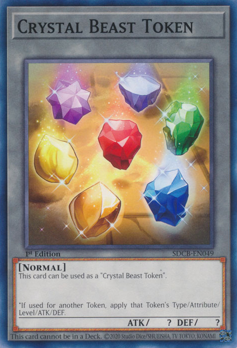 Crystal Beast Token [SDCB-EN049] Common | The Time Vault CA