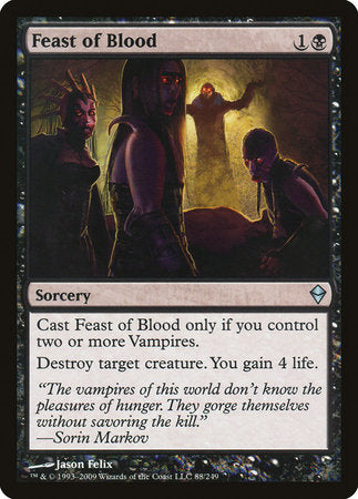 Feast of Blood [Zendikar] | The Time Vault CA