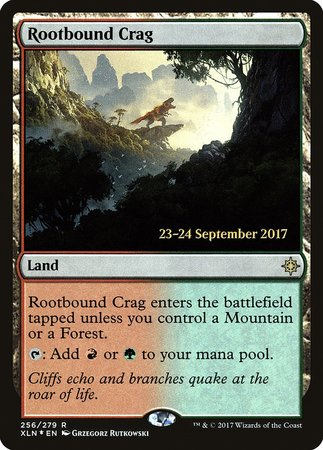 Rootbound Crag [Ixalan Promos] | The Time Vault CA