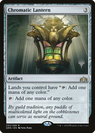 Chromatic Lantern [Guilds of Ravnica Promos] | The Time Vault CA