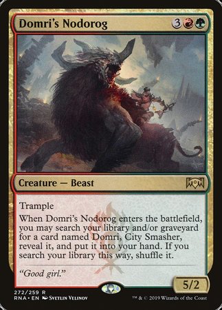 Domri's Nodorog [Ravnica Allegiance] | The Time Vault CA