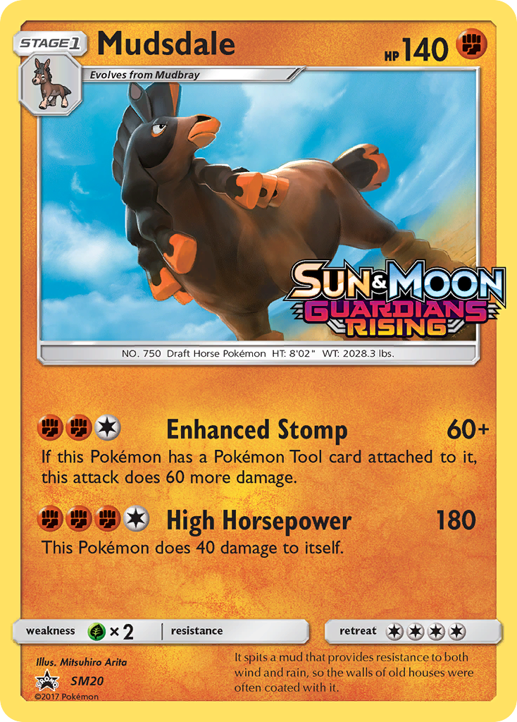 Mudsdale (SM20) [Sun & Moon: Black Star Promos] | The Time Vault CA