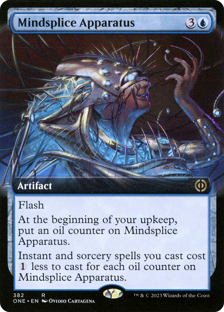 Mindsplice Apparatus (Extended Art) [Phyrexia: All Will Be One] | The Time Vault CA