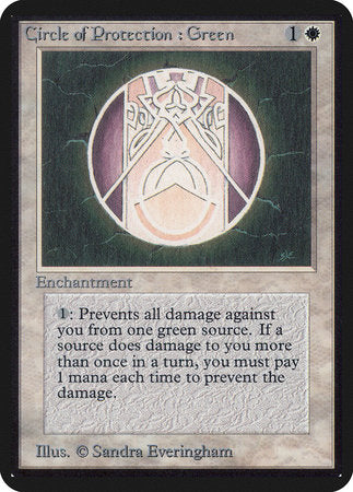 Circle of Protection: Green [Limited Edition Alpha] | The Time Vault CA