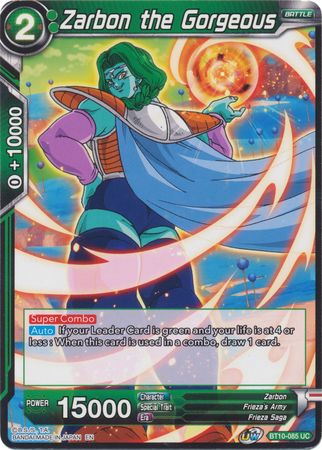 Zarbon the Gorgeous (BT10-085) [Rise of the Unison Warrior 2nd Edition] | The Time Vault CA