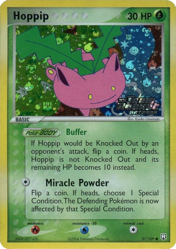 Hoppip (57/109) (Stamped) [EX: Team Rocket Returns] | The Time Vault CA