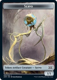 Servo // Thopter (026) Double-sided Token [Double Masters Tokens] | The Time Vault CA