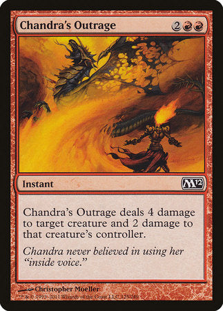 Chandra's Outrage [Magic 2012] | The Time Vault CA