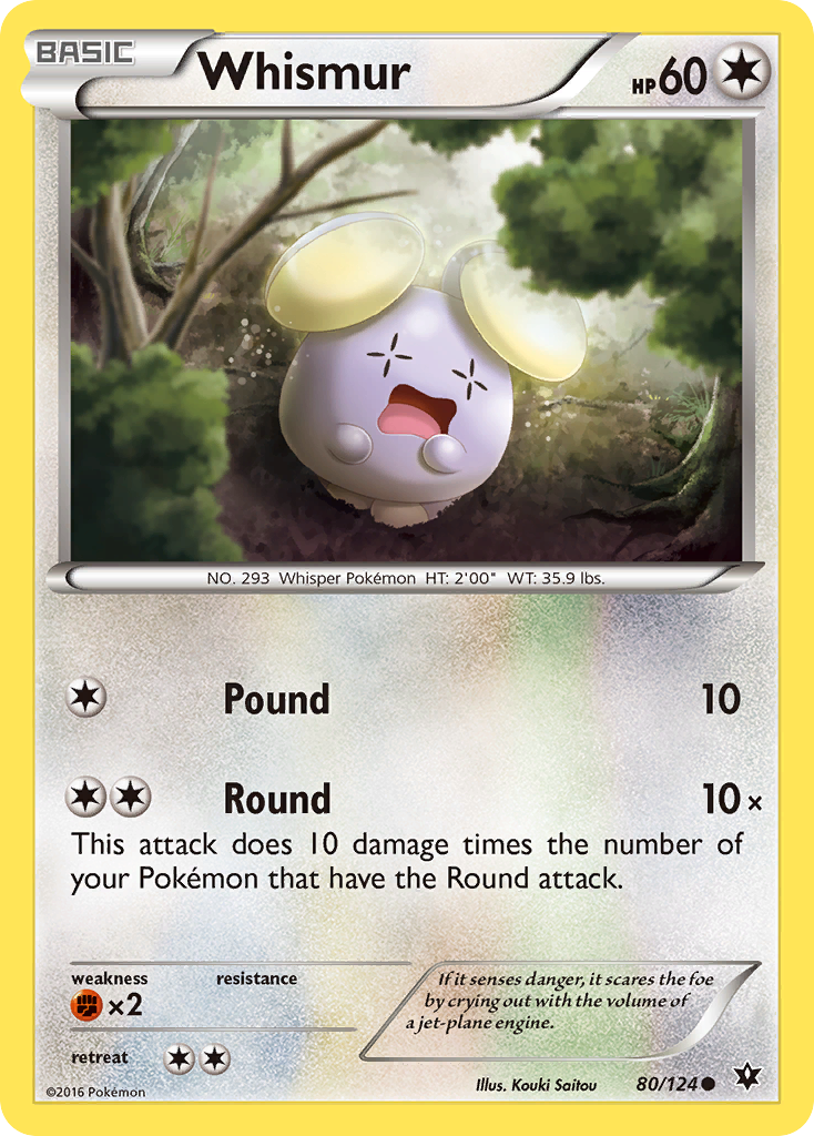 Whismur (80/124) [XY: Fates Collide] | The Time Vault CA