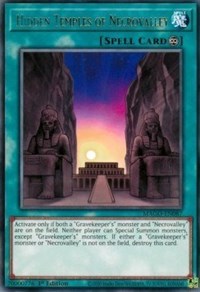 Hidden Temples of Necrovalley [MAGO-EN087] Rare | The Time Vault CA