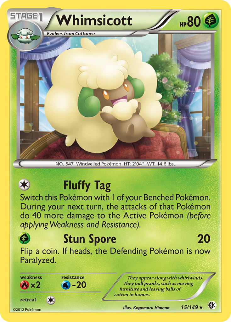 Whimsicott (15/149) [Black & White: Boundaries Crossed] | The Time Vault CA