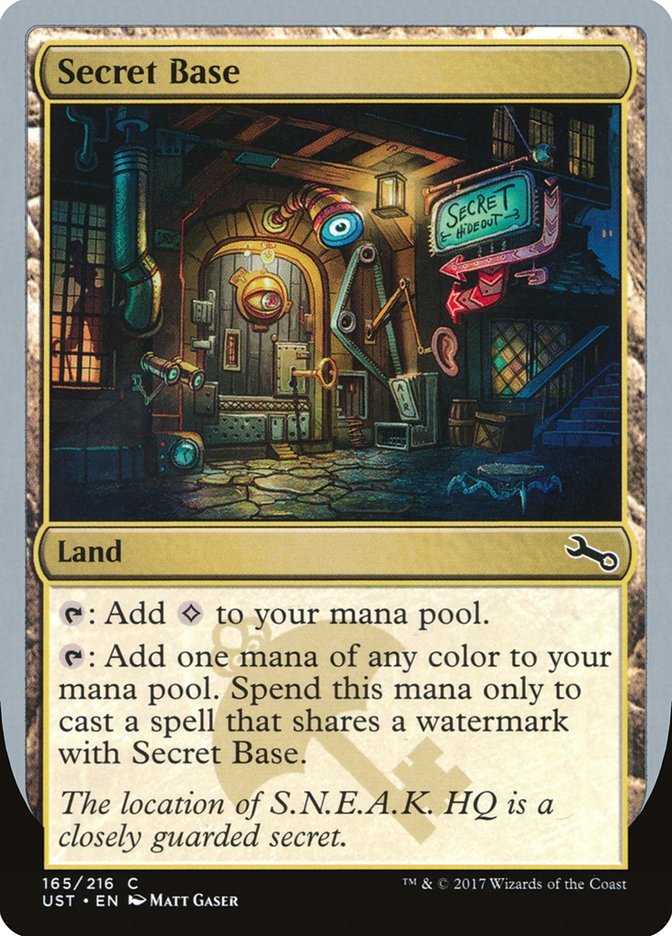 Secret Base (Artist: Matt Gaser) [Unstable] | The Time Vault CA