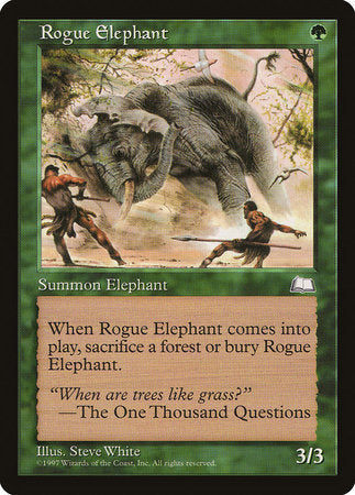 Rogue Elephant [Weatherlight] | The Time Vault CA