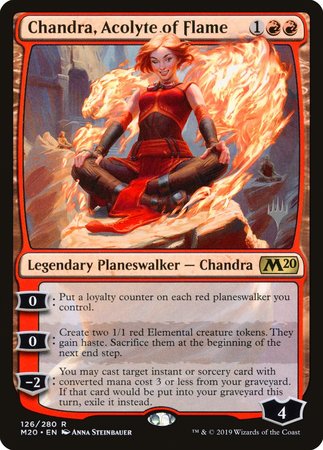 Chandra, Acolyte of Flame [Core Set 2020 Promos] | The Time Vault CA