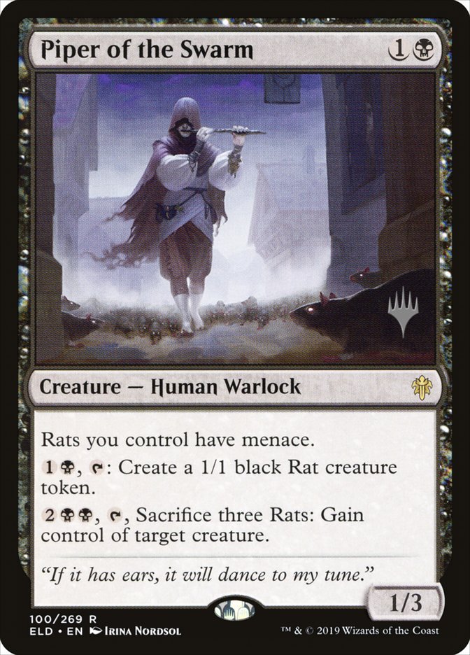 Piper of the Swarm (Promo Pack) [Throne of Eldraine Promos] | The Time Vault CA