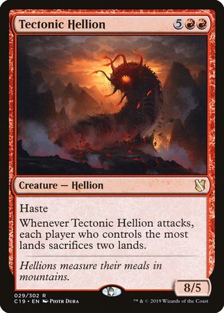 Tectonic Hellion [Commander 2019] | The Time Vault CA