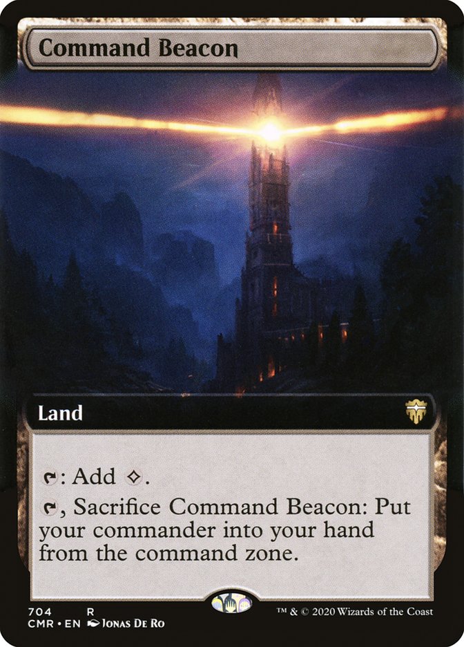 Command Beacon (Extended Art) [Commander Legends] | The Time Vault CA