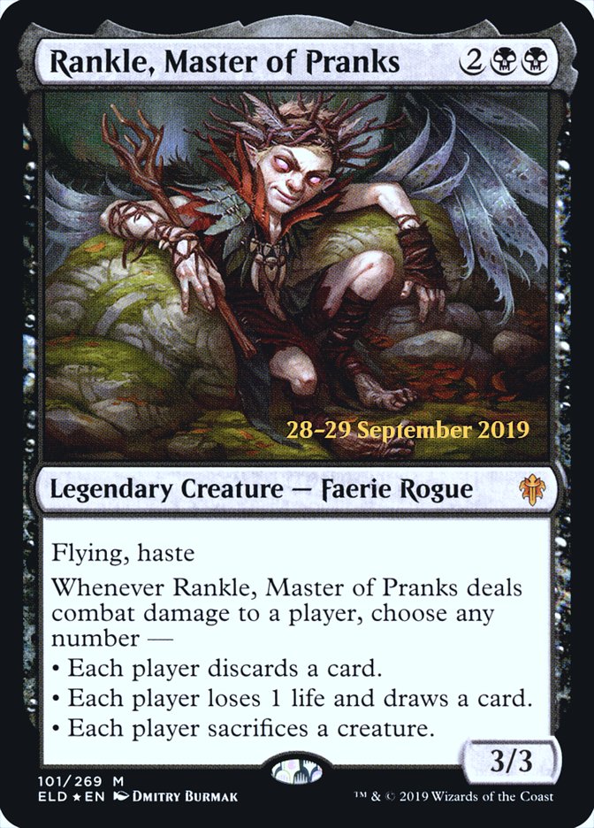 Rankle, Master of Pranks  [Throne of Eldraine Prerelease Promos] | The Time Vault CA