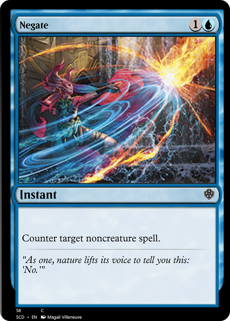 Negate [Starter Commander Decks] | The Time Vault CA