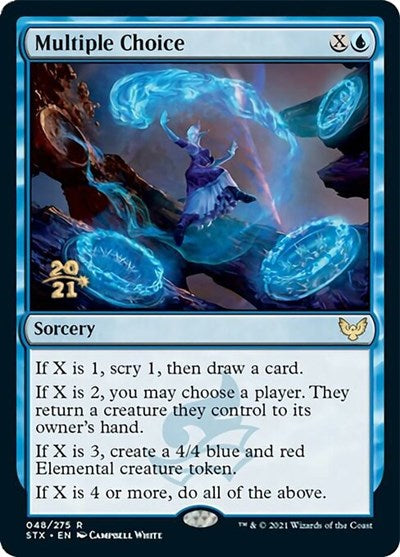 Multiple Choice [Strixhaven: School of Mages Prerelease Promos] | The Time Vault CA