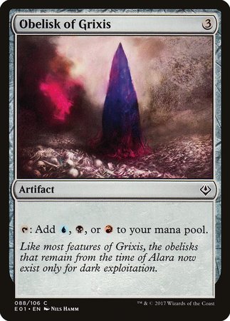 Obelisk of Grixis [Archenemy: Nicol Bolas] | The Time Vault CA